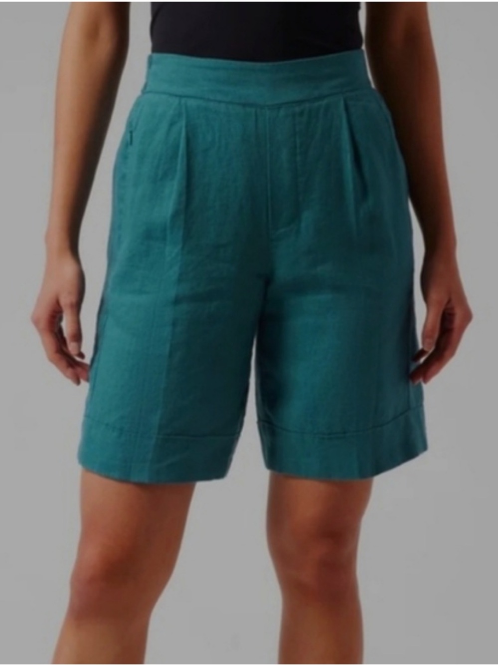 Athleta Playa Linen Bermuda Shorts